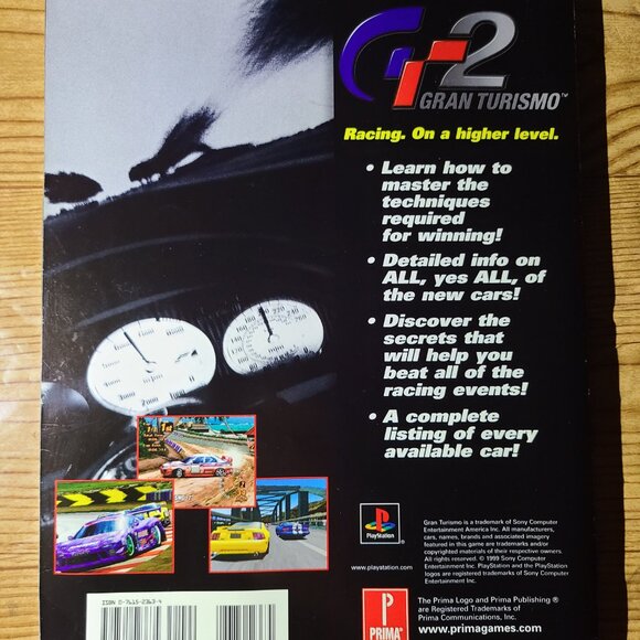 Gran Turismo 2 Prima Official Strategy Guide w/ Poster - Picture 3 of 5